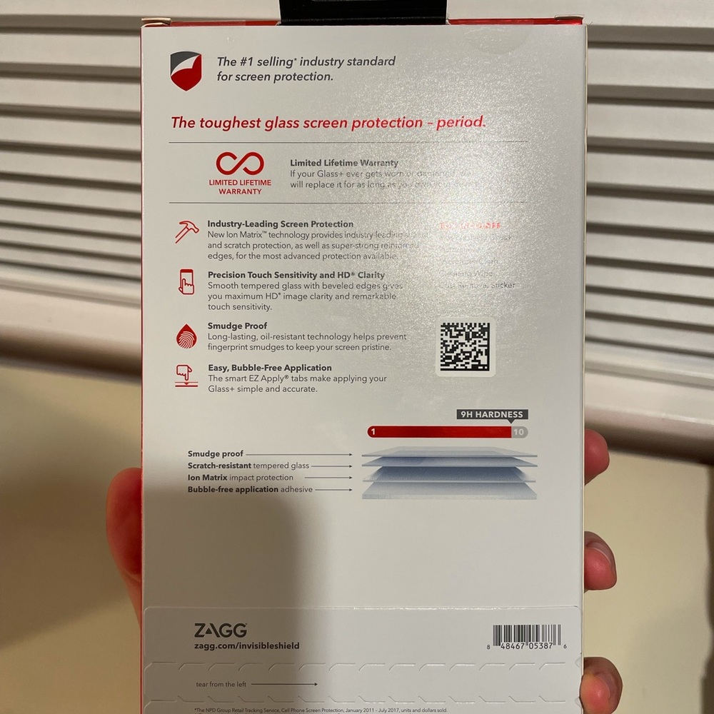 New iPhone 8 Plus/7plus/6 plus screen protector.